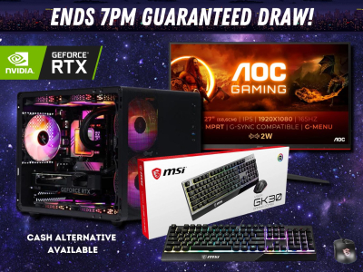 Win this awesome RTX 4060 Gaming PC Bundle for 50 pence!