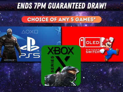 Win a Choice of Any 5 Console Games!