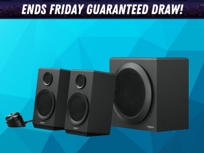 Win these awesome Logitech Z333 2.1 Speakers!