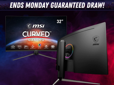 Win this Epic MSI Optix 165hz Curved Gaming Monitor !
